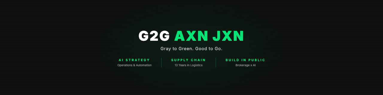 G2G with AXN JXN